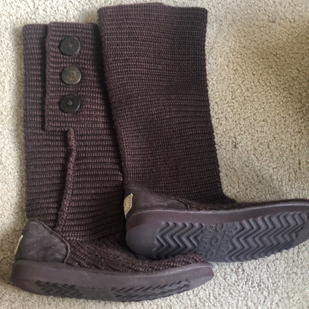UGG knit boots size 8